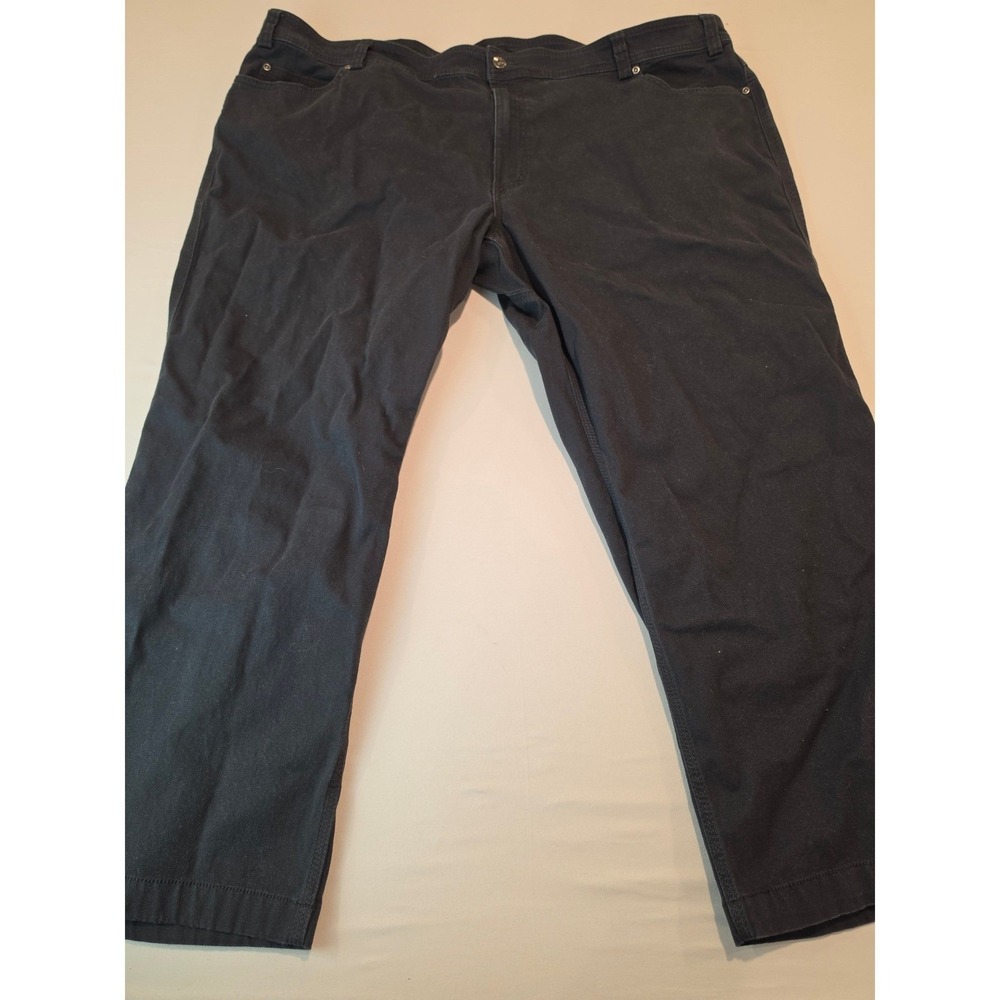 Duluth Trading Co DuluthFlex Fire Hose Relaxed Fit Pants Mens 48x32 Black Canvas